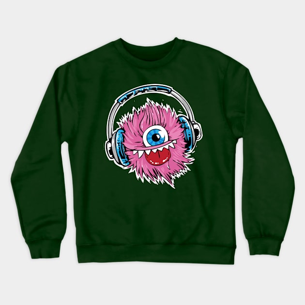 One Eyed Monster Crewneck Sweatshirt by PatrioTEEism